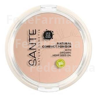 MAQUILLAJE COMPACTO 01 COOL IVORY 9GR. SANTE NATURKOSMETIK