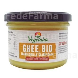 MANTEQUILLA GHEE VACA CLARIFICADA 220GR.BIO VEGETALIA