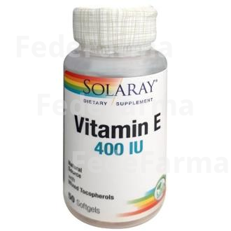VIT. E (100% D-ALFA TOCOFEROLES) 50PERLAS SOLARAY