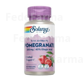 POMEGRANATE GRANADA 200MG. 60CAP. SOLARAY