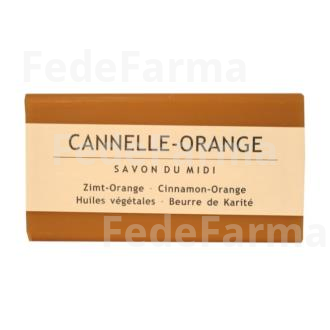 JABON EN PASTILLA DE CANELA Y NARANJA 100GR. BIO SAVON DU MIDI