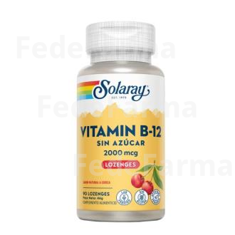 VIT. B12 2000MCG. 90COMP.SUBLINGUAL SOLARAY