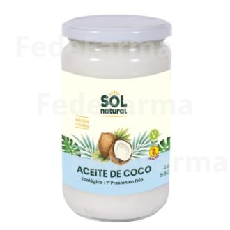 ACEITE DE COCO VIRGEN EXTRA 580ML. BIO SOLNATURAL