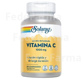 VITAMINA C 1000MG SMALL 30COMP SOLARAY