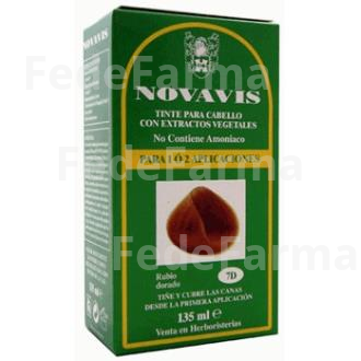 TINTE NOVAVIS 7D RUBIO DORADO 120ML. NOVAVIS