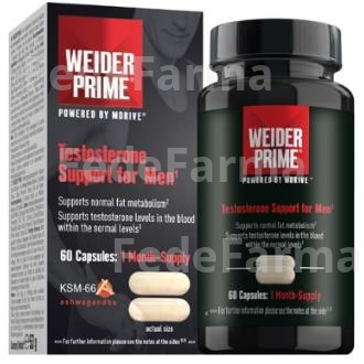 WEIDER PRIME TESTOSTERONA HOMBRE 60CAP. WEIDER