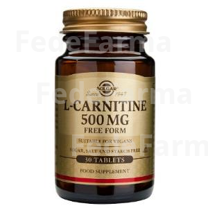 L-CARNITINA 500MG. 30COMP. SOLGAR