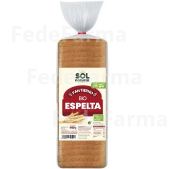 PAN DE MOLDE DE ESPELTA 400GR. BIO SOLNATURAL