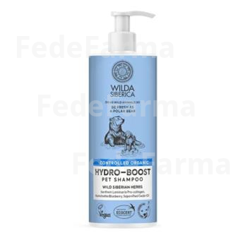 CHAMPU HYDRO-BOOST PARA MASCOTAS 6UDSX400ML. WILDA VETERINARIA
