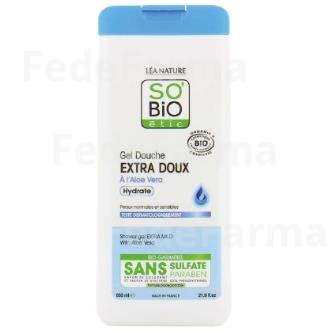 GEL DE DUCHA EXTRA SUAVE HIDRANT. ALOE 650ML. BIO SO`BIO ETIC