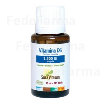VITAMINA D3 2.500UI 15ML. SURA VITASAN