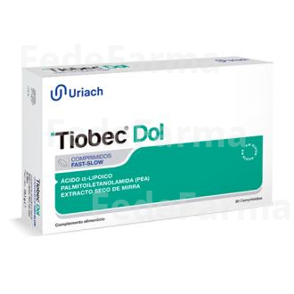 TIOBEC DOL 20COMP. URIACH MEDICAL