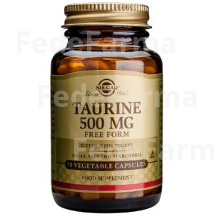 TAURINA 500MG. 50VEGICAPS. SOLGAR