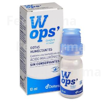 WOPS GOTAS HUMECTANTES SIN CONSERVANTES 10ML. DEITERS