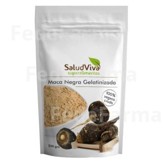 MACA NEGRA GELATINIZADA 250GR. SG S/A VEGAN SALUD VIVA