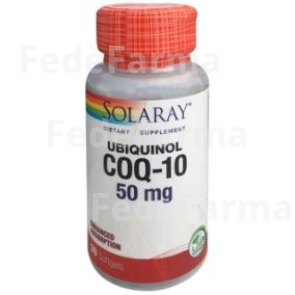 UBIQUINOL COQ10 50MG. 30PERLAS SOLARAY