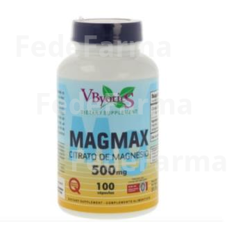 MAGMAX CITRATO DE MAGNESIO 500MG. 100CAP. VBYOTICS