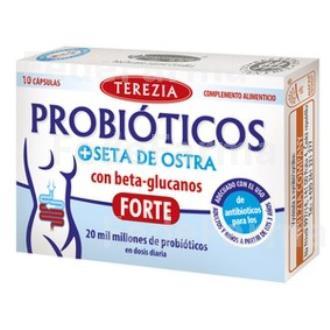 PROBIOTICOS + SETA DE OSTRA CON BETAGLUCANOS 10CAP TEREZIA