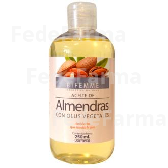 ACEITE ALMENDRAS DULCES 250ML.(USO EXT.) BIFEMME YNSADIET