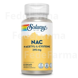 NAC 295MG. 60CAP.VEG. SOLARAY