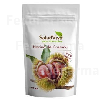 HARINA DE CASTAÑA 250GR. BIO SIN GLUTEN SIN AZUCAR VEGAN SALUD VIVA