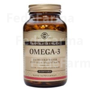 OMEGA 3 TRIPLE CONCENTRACION 100CAP.BLANDAS SOLGAR