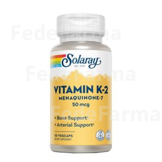 K2 MENAQUINONE7 30CAP. SOLARAY