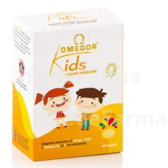 OMEGOR KIDS MASTICABLE 60CAP. UGA NUTRACEUTICALS