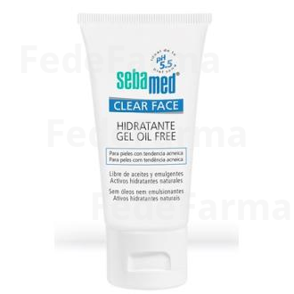 CLEAR FACE GEL HIDRATANTE PIEL ACNEICA 50ML SEBAMED