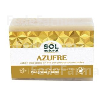JABON EN PASTILLA DE AZUFRE 100GR. SOLNATURAL