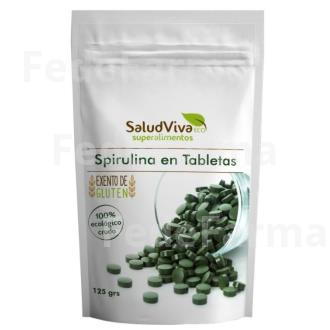 ESPIRULINA TABLETAS 125GR. SALUD VIVA