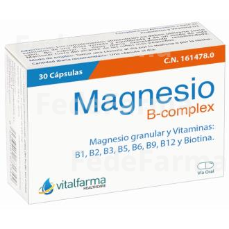 MAGNESIO + B-COMPLEX 30CAP. VITALFARMA