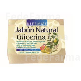 JABON DE GLICERINA 100GR BIFEMME YNSADIET