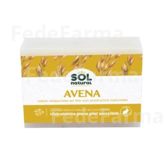JABON EN PASTILLA DE AVENA 100GR. SOLNATURAL