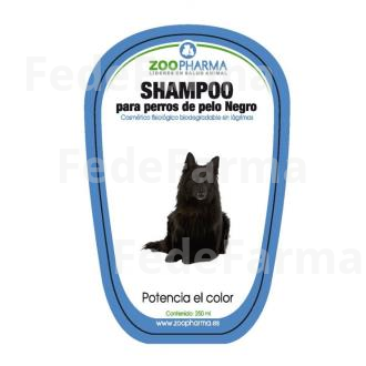 CHAMPU PELO NEGRO PERROS 250ML. ZOOPHARMA VETERINARIA
