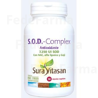 SOD COMPLEX 30CAP. SURA VITASAN