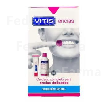 PACK VITIS ENCIAS PASTA DENTAL + COLUTORIO VITIS