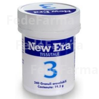 SAL SCHUSSLER Nº3 FERRUM PHOSPHORICUM 240COMP. NEW ERA