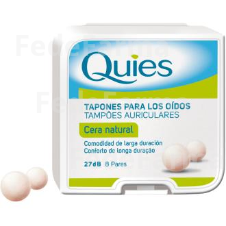 TAPONES PARA LOS OIDOS CERA NATURAL 16UD. QUIES QUIES