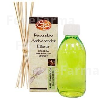 RECAMBIO AMBIENTADOR SYS RAIZ ANGELICA 200ML+PALOS SYS
