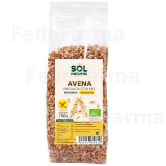 AVENA HINCHADA CON MIEL 150GR. BIO SG SOLNATURAL