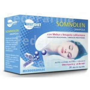 SOMNOLEN AMAPOLA 30CAPS. WAYDIET NATURAL PRODUCTS