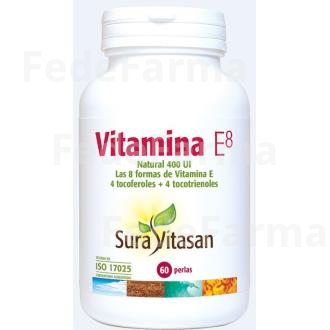 VITAMINA E NATURAL 400UI 60PERLAS SURA VITASAN