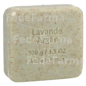 JABON EXFOLIANTE ARGAN-LAVANDA PASTILLA 100GR. BIO SAVON DU MIDI