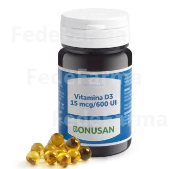 VITAMINA D3 15MCG. 90CAP. BONUSAN