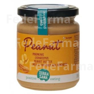 CREMA DE CACAHUETE SIN SAL 250GR. ECO SG VEGAN TERRASANA