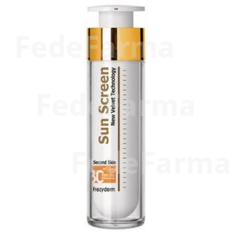 SUN SCREEN VELVET SPF 30 CREMA FACIAL SOLAR 50ML. FREZYDERM
