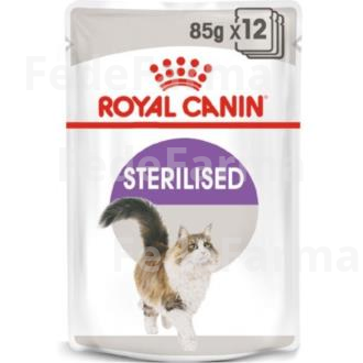 ROYAL FELINE ADULT STERILISED POUCH CAJA 12X85GR. ROYAL CANIN VETERINARIA