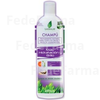 CHAMPU HIDRATACION Y BRILLO CABELLO SECO 500ML. SANASUR
