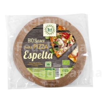 BASE DE PIZZA ESPELTA INTEGRAL MASA GRUESA 2UD BIO SOLNATURAL